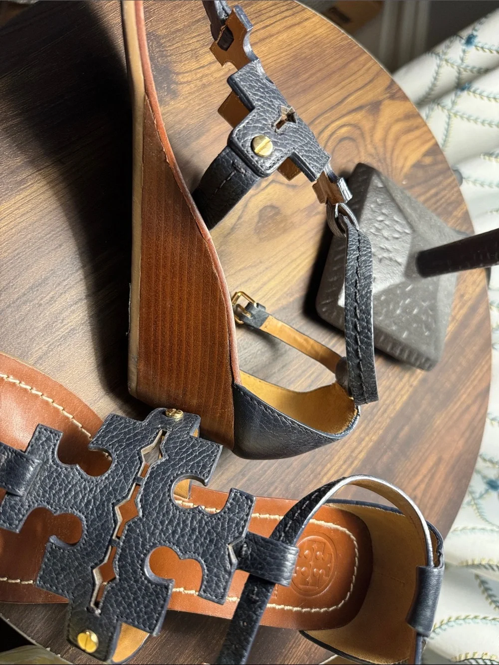 Tory Burch strapy wedge sandal